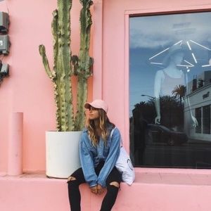 Pink Misfit Baseball Cap